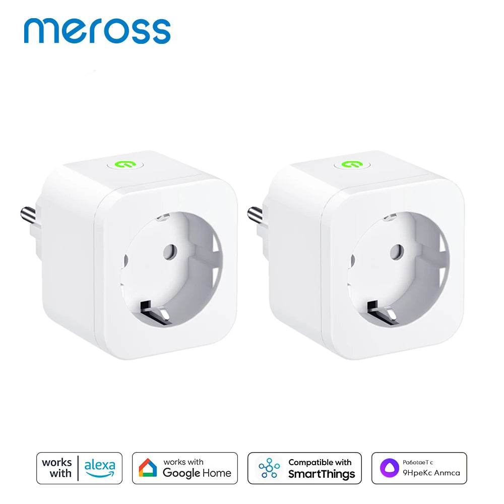 Meross 16A EU Smart Plug Wi-Fi με Energy Monitoring & Bluetooth Setup
