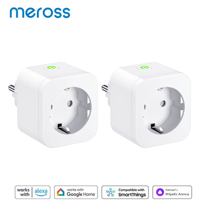 Meross 16A EU Smart Plug Wi-Fi με Energy Monitoring & Bluetooth Setup
