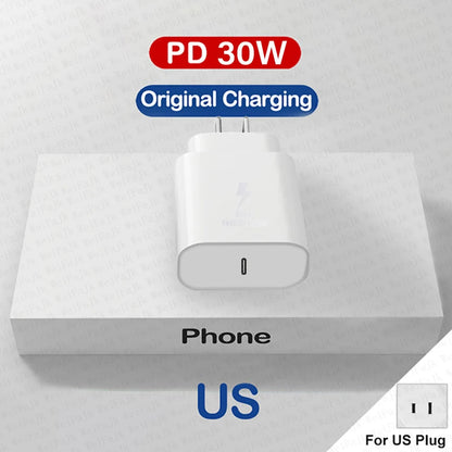 ⚡ Apple Original 30W Type-C Γρήγορος Φορτιστής – PD Fast Charge Η αυθεντική λύση φόρτισης της Apple για γρήγορη και ασφαλή τροφοδοσία των συσκευών σου! 🍏🔋