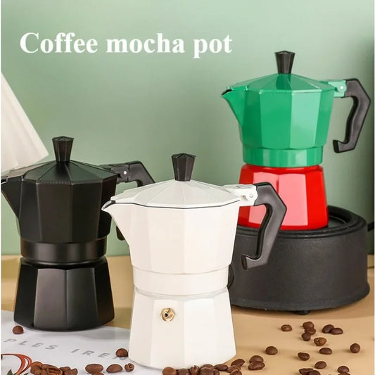 ☕✨ Κλασική Αλουμινένια Moka Pot – Ιταλικός Espresso στο Σπίτι ή στη Βόλτα! ✨☕  Aluminum Moka Coffee Pot – Italian Style Stovetop Espresso Maker