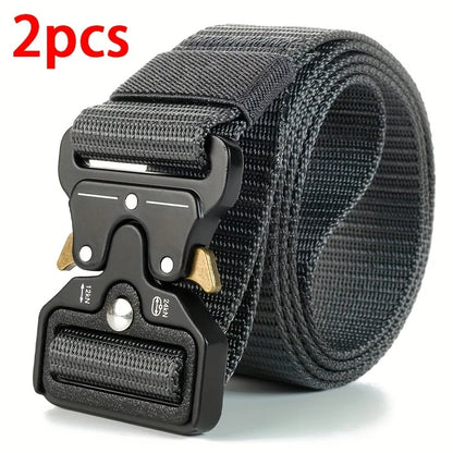 🪖👖 Versatile Men’s Tactical Belt – Durable & Adjustable Design ✨ Για Outdoor Sports, Jeans & Casual Wear (Unisex, 1 ή 2 Τεμάχια)