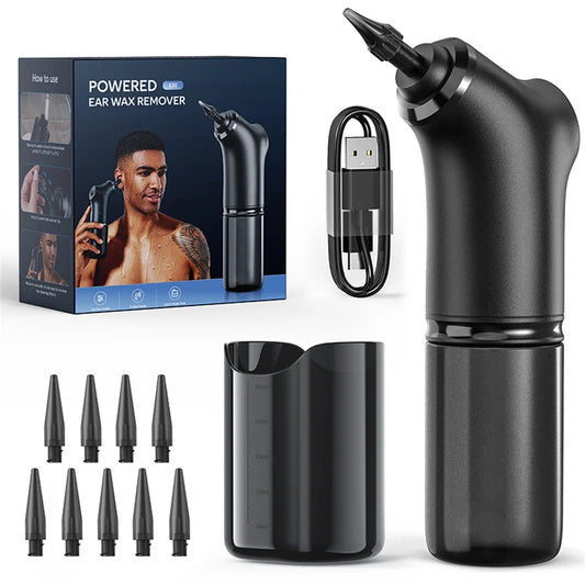 🔊✨ Electric Ear Cleaner Kit | Έξυπνο Σύστημα Καθαρισμού Αυτιών με 4 Modes & Υδάτινη Άρδευση ✨🔊 Για ενήλικες & παιδιά – Ασφάλεια, υγιεινή & άνεση στο σπίτι