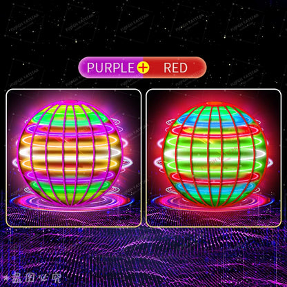 🌌✨ Flying Ball Boomerang Fly Orb Magic – LED Drone Hover Spinner 🎁