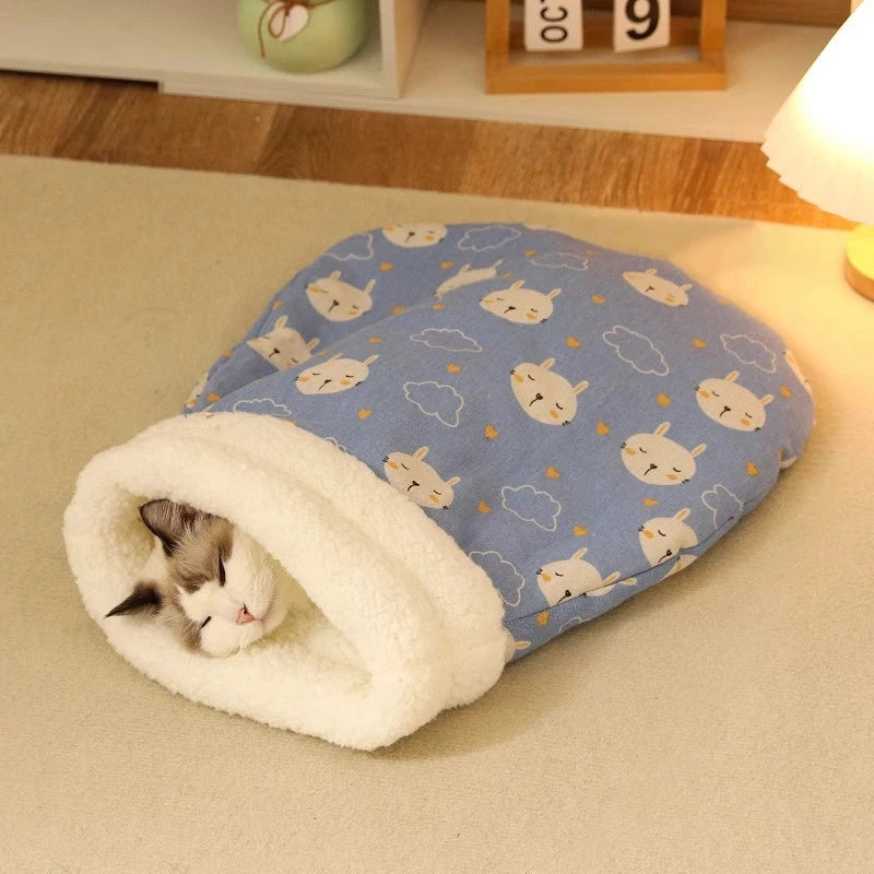 🐱 Αυτοθερμαινόμενο Κρεβατάκι – Cat Self-Heating Plush Bed | Ζεστό, Μαλακό & Άνετο Καταφύγιο για Γάτες έως 7kg
