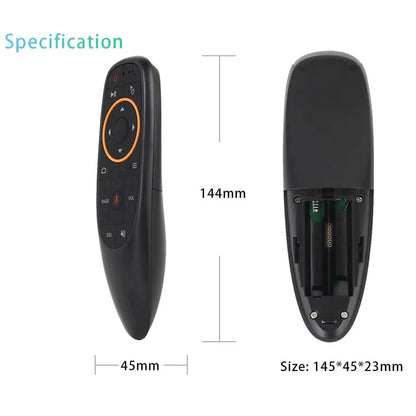 🎤 MRSVI G10S Universal Voice Remote Control | 2.4G Wireless + IR Learning Air Mouse | For Android TV Box / H96 MAX / X88 Pro / Smart TV / Projector