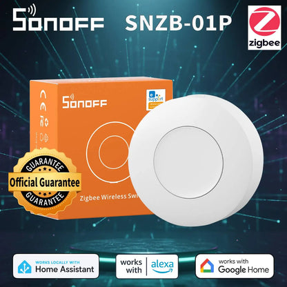 SONOFF SNZB-01P Zigbee Smart Button – Wireless Switch for Smart Home