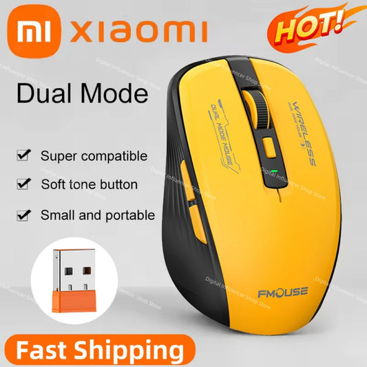 🖱️ Xiaomi M303L Dual Mode Wireless Mouse – Bluetooth + 2.4GHz, 1600 DPI, Rechargeable, Silent 🌙 Απόλυτη φορητότητα, άνεση & εργονομία – για Android, iOS, PC & Tablet!