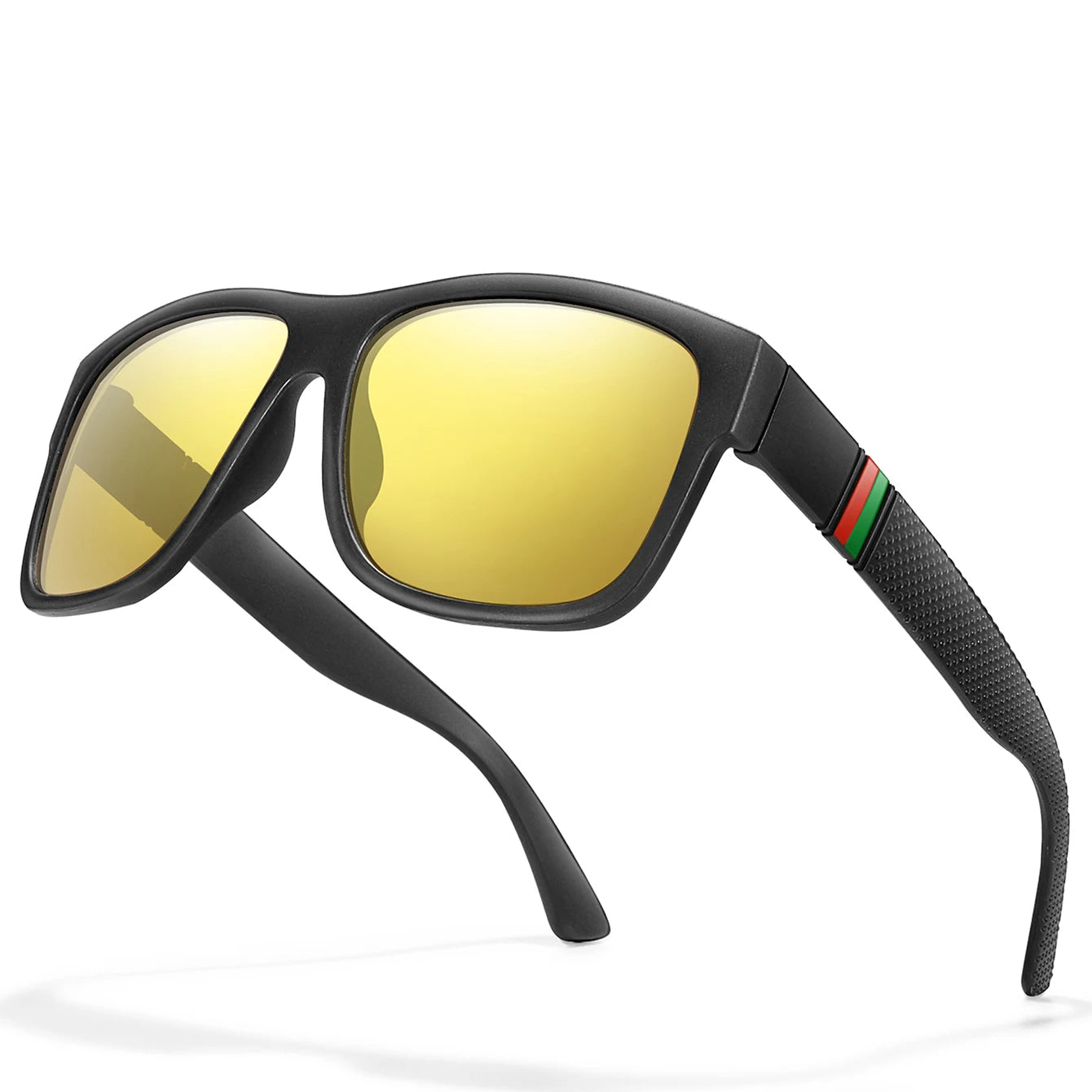 🕶️☀️ Κλασικά Ανδρικά Polarized Γυαλιά Ηλίου – Τετράγωνος Σκελετός, UV400 Προστασία & Vintage Στυλ 🚴‍♂️🎣