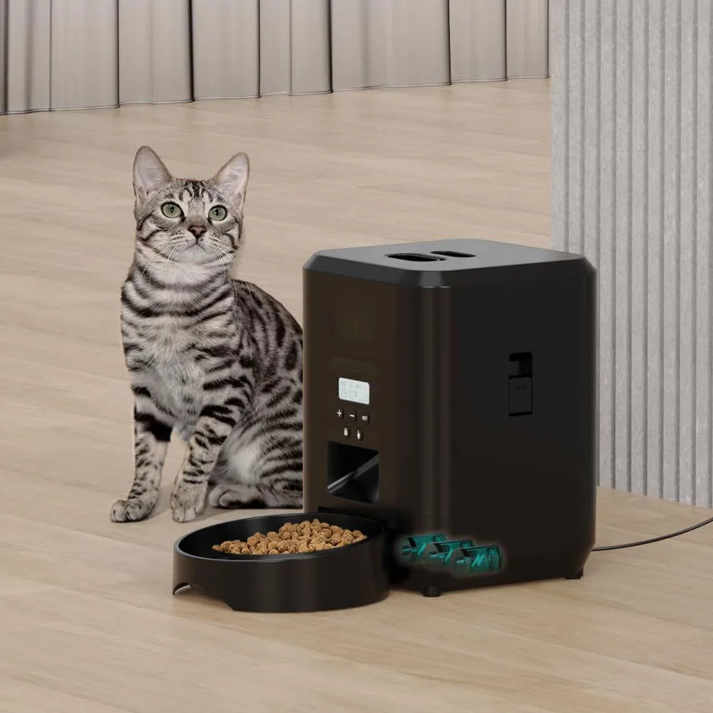 🐾 Smart Pet Feeder – Αυτόματη Ταΐστρα για Γάτες & Σκύλους με Χρονοδιακόπτη & WiFi