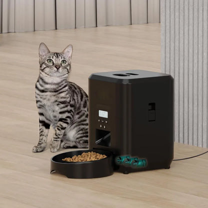 🐾 Smart Pet Feeder – Αυτόματη Ταΐστρα για Γάτες & Σκύλους με Χρονοδιακόπτη & WiFi
