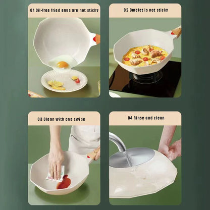 🍳 Οκταγωνικό Τηγάνι Maifan Stone – Αντικολλητικό & Ανθεκτικό | Ιδανικό για Αυγά, Μπριζόλες & Γενικό Μαγείρεμα