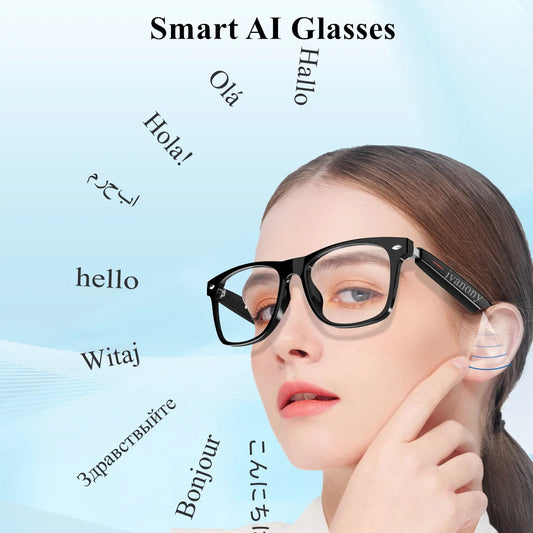 🕶️🤖 Smart Glasses AI Translator – Έξυπνα Γυαλιά με Μετάφραση & Bluetooth 🕶️🤖