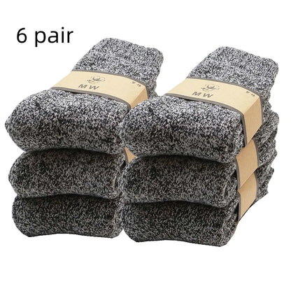 🧦❄️ Ανδρικές Χειμερινές Κάλτσες Merino Wool – Extra Ζεστές & Αντιπαγωτικές (3 Ζευγάρια)