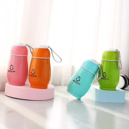 200ml Cartoon Penguin Thermos Cup | Ανοξείδωτο Ατσάλι | Παιδικό Vacuum Flask | Cute Big Belly Penguin Gift Bottle