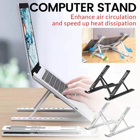 💻⬆️ Universal Lifting Laptop Stand – Ρυθμιζόμενη Εργονομική Βάση Laptop 🎯