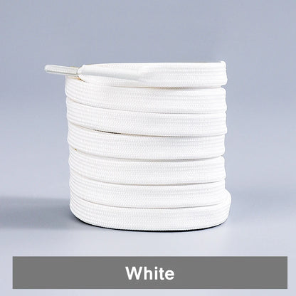 👟 Κλασικά Μαύρα & Άσπρα Επίπεδα Κορδόνια Παπουτσιών – Αντιολισθητικά & Ανθεκτικά