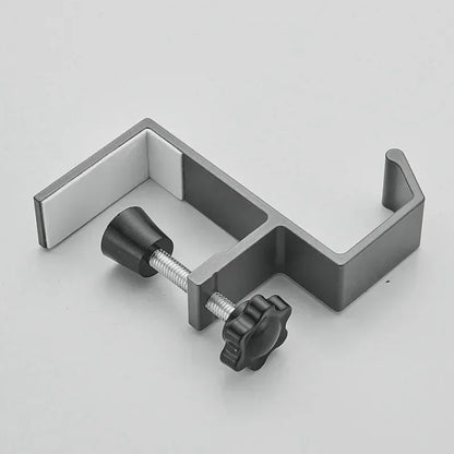 Adjustable Desk Edge Hook for Headset & Backpack – Metal No-Drill Desk Hook