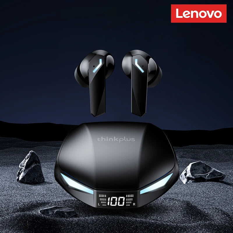🎧 Lenovo XT53 Ασύρματα Bluetooth 5.4 Earbuds – Gaming Mode, LED Display & Αυτονομία έως 26 Ώρες