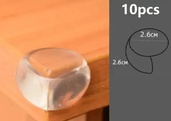 🍼🛡️ Baby Safety Corner Protectors (10τμχ) 👶✨ Μαλακά Αντικρουστικά για Έπιπλα