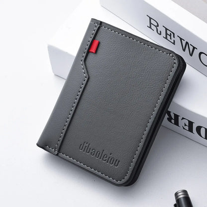 👛 Ανδρικό Mini Πορτοφόλι – Ultra-thin PU Leather, Κομψό & Ελαφρύ 💼✨