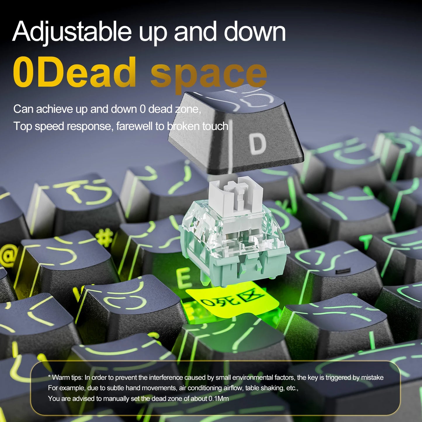 ⌨️⚡ ATTACK SHARK X68HE – Ενσύρματο Μαγνητικό Gaming Keyboard με 0.01mm Rapid Trigger, 8000Hz Polling Rate & RGB 16.8M 🎮✨