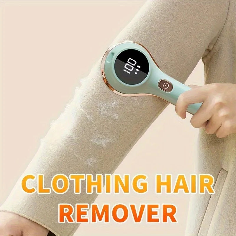 🧥✨ Ηλεκτρικό Lint Remover Ρούχων – USB Επαναφορτιζόμενο Clothes Shaver με Βούρτσα Καθαρισμού ✨🧥