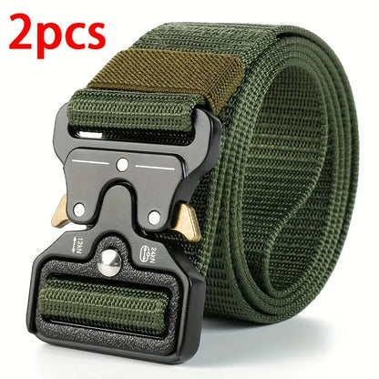 🪖👖 Versatile Men’s Tactical Belt – Durable & Adjustable Design ✨ Για Outdoor Sports, Jeans & Casual Wear (Unisex, 1 ή 2 Τεμάχια)