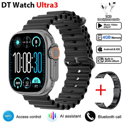 🚀 DT Ultra 3 Pro – Το απόλυτο Smartwatch με Google Maps & 32GB μνήμη! 🚀