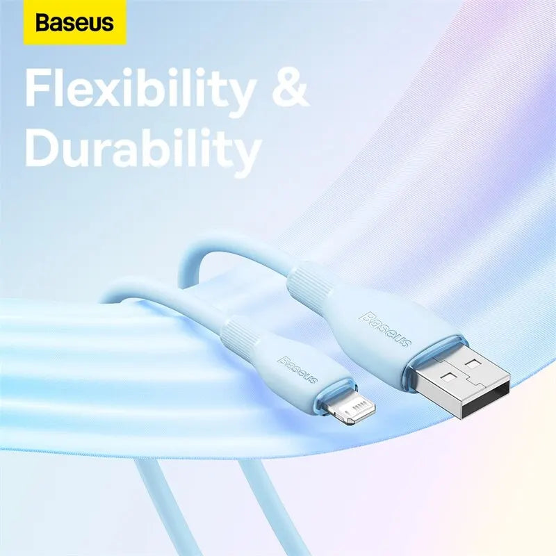 ⚡🔌 Baseus TPE 2.4A Fast Charging Cable 🚀📱 για iPhone & iPad