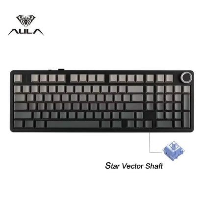 ⌨️🎮 AULA F99PRO Gaming Keyboard – Pro-Level Εμπειρία Πληκτρολόγησης με 3 Τρόπους Σύνδεσης & Gasket Design!
