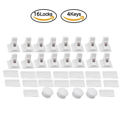 🍼🔒 Baby Proofing Magnetic Drawer Locks 🚀 (Χωρίς Τρυπάνι – Ασφάλεια για Παιδιά)