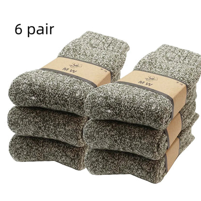 🧦❄️ Ανδρικές Χειμερινές Κάλτσες Merino Wool – Extra Ζεστές & Αντιπαγωτικές (3 Ζευγάρια)