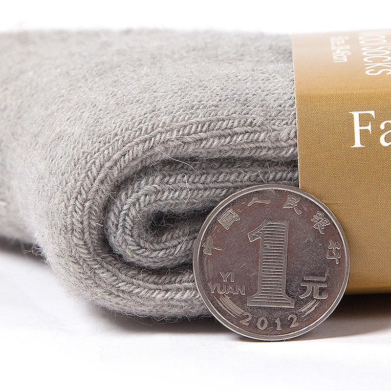 🧦Χειμερινές Κάλτσες Merino Wool – Extra Παχιές & Ζεστές για Άνδρες & Γυναίκες ❄️🔥