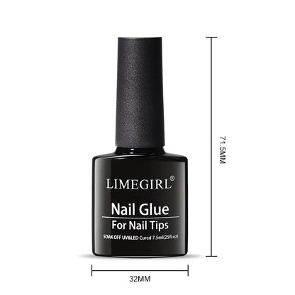 💅✨ Limegirl Nail Tips Glue Gel 7.5ml – Πολυχρηστική Κόλλα UV για Ψεύτικα Νύχια 🎯