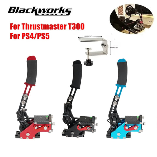 🏎️ USB Χειρόφρενο για PS4/PS5 & PC – Συμβατό με Thrustmaster T300 🎮