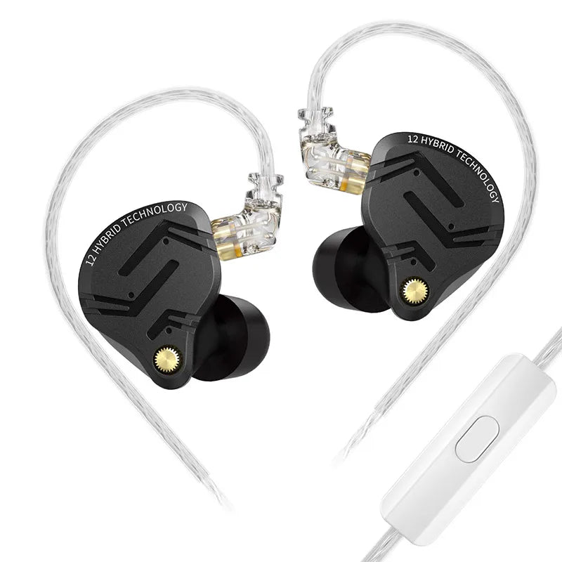 🎧🔥 KZ ZS12 PRO X – Hybrid In-Ear Monitor Ακουστικά 1DD+5BA με HiFi Ήχο & Noise Cancelling 🎶