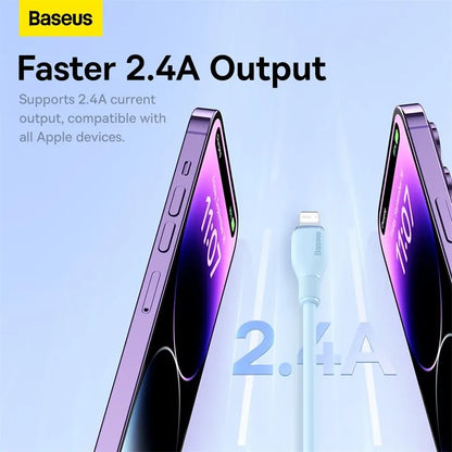 ⚡🔌 Baseus TPE 2.4A Fast Charging Cable 🚀📱 για iPhone & iPad
