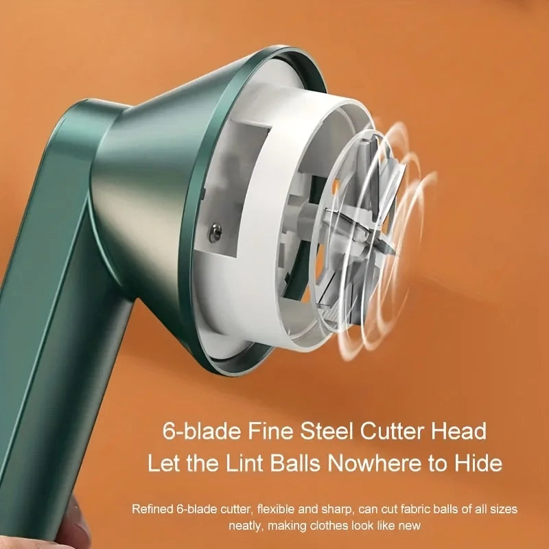🧥✨ Ηλεκτρική Ξυριστική Συσκευή Χνουδιών (Lint Remover) – Επαναφορτιζόμενη & Ισχυρή ✨🧥