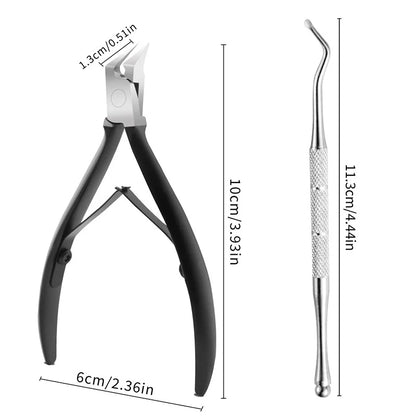 🦶✂️ Επαγγελματικός Κόφτης Νυχιών Ποδιών – Για Χοντρά & Εισεχόμενα Νύχια 👣 Stainless Steel Podiatrist Toenail Nipper