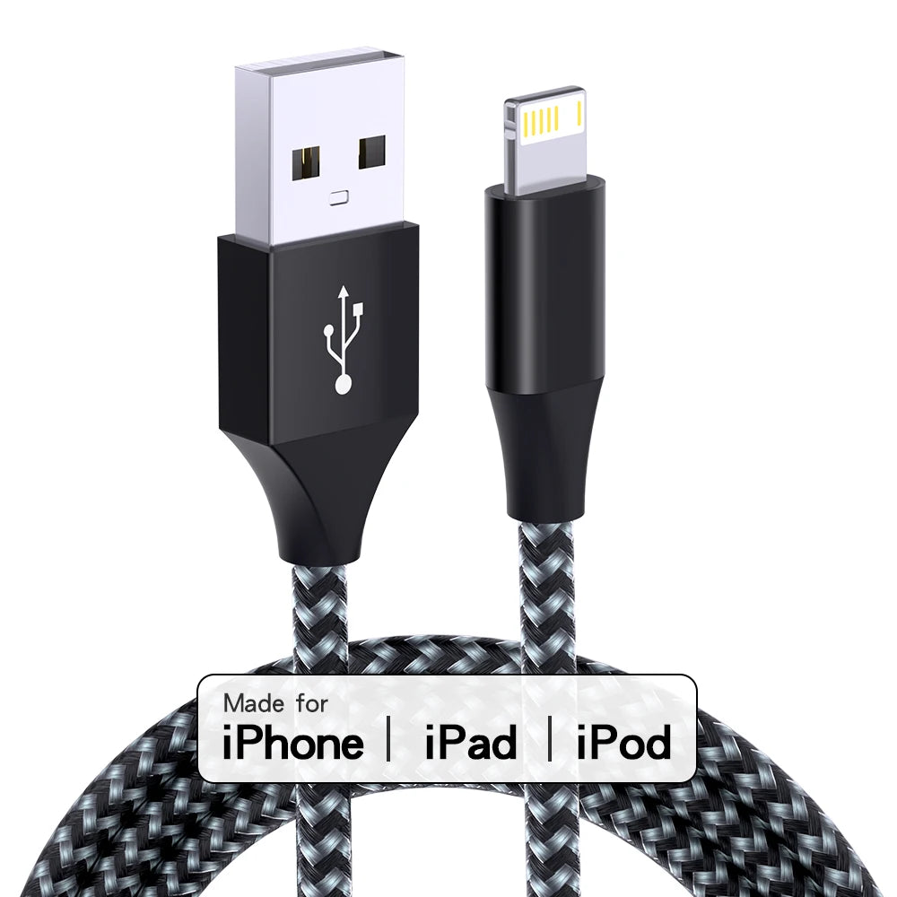 🔌⚡ LAIHONEN MFi USB-A σε Lightning Cable 2.4A 📱⚡
