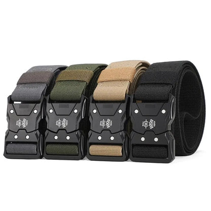👖⚡ Tactical Ζώνη με Quick Release – Unisex Casual Outdoor Belt 🎯 Ελαστική Ζώνη Εκπαίδευσης & Καθημερινής Χρήσης