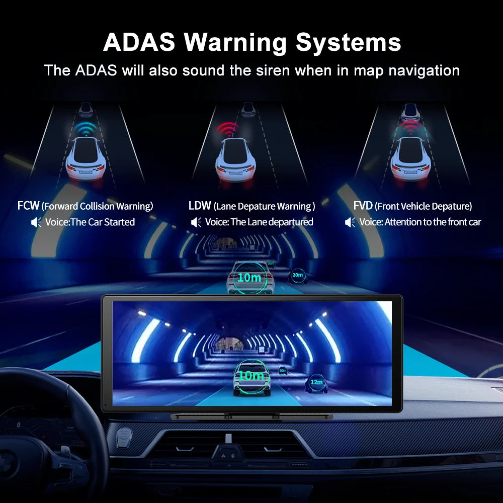 🚘📹 Imagebon H50 Dash Cam 11.3" – 4K + ADAS + Wireless CarPlay/Android Auto + 3 Channel Recording 🚀