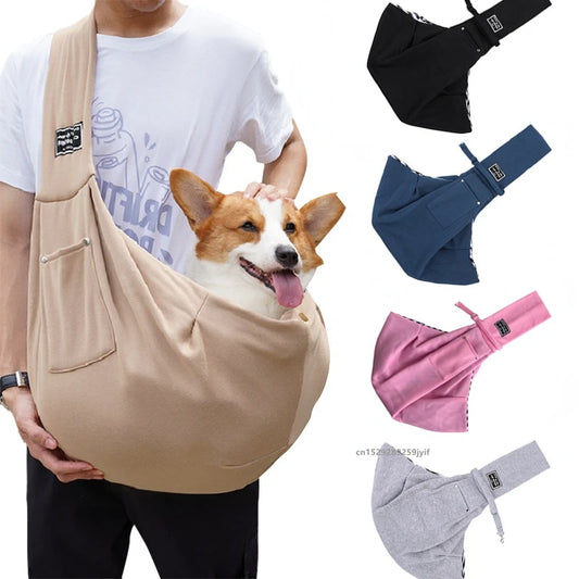 🎒🐾 Comfortable Pet Crossbody Sling Bag – Φορητή Τσάντα Μεταφοράς για Σκύλους & Γάτες 🐶🐱 Η ιδανική λύση για μεταφορά μικρών κατοικιδίων με άνεση και στυλ!