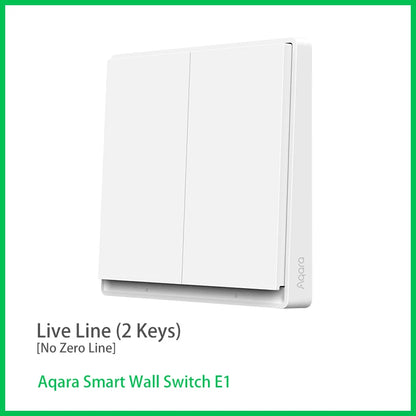 🔌✨ Aqara Smart Wall Switch E1 – Zigbee 3.0 WiFi Wireless Light Switch ✨🔌  Μοντέλο: QBKG38LM / QBKG39LM / QBKG40LM / QBKG41LM