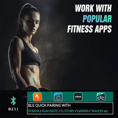 ❤️‍🔥🚴 CYCPLUS Heart Rate Sensor Armband – Bluetooth & ANT+ Fitness Monitor