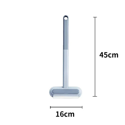 🐾 3 σε 1 Βούρτσα Αφαίρεσης Τριχών Κατοικιδίων με Μακρύ Λαβή – Καθαρισμός Τριχών & Παραθύρων | Ανθεκτική & Οικολογική Κατασκευή