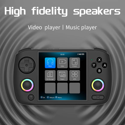ANBERNIC RG CubeXX Retro Handheld Game Console – IPS 3.95” 720×720 | Linux 64bit | Wi-Fi & Bluetooth