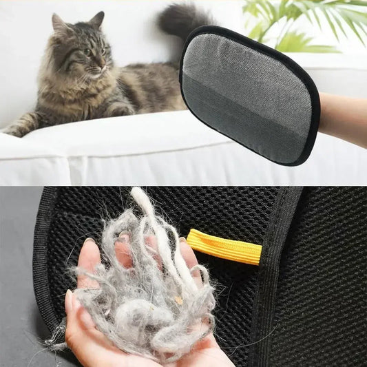 🧤🐾 Pet Hair Removal & Grooming Glove – Αντιστατικό Γάντι Διπλής Όψης για Αφαίρεση Τριχών & Μασάζ ✨🐶🐱 Για ρούχα, καναπέδες και απευθείας χρήση στο κατοικίδιό σου – χωρίς τρίχες παντού!