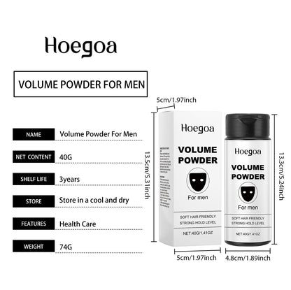 💨✨ HOEGOA Volumizing Hair Powder – Ανόρθωση, Έλεγχος Λιπαρότητας & Άμεσο Φούσκωμα Μαλλιών 🎯