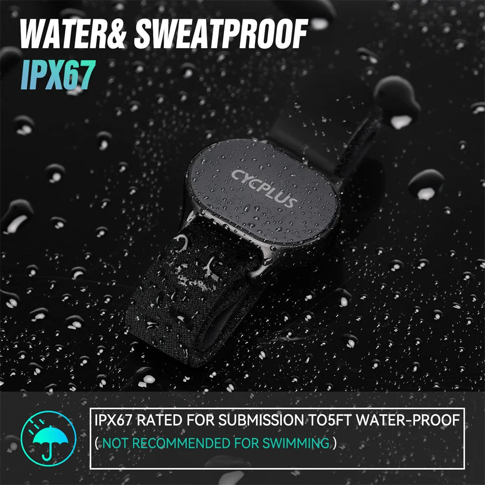 ❤️‍🔥🚴 CYCPLUS Heart Rate Sensor Armband – Bluetooth & ANT+ Fitness Monitor